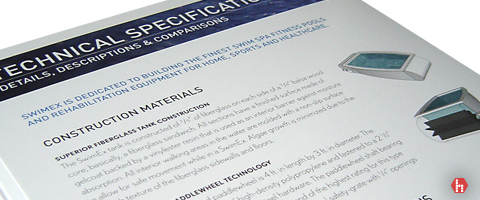 SwimEx DVD Brochure Boston Graphic Designer