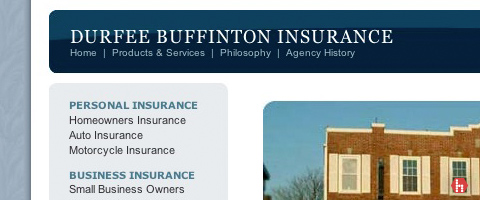 Durfee Buffinton Insurance Website Boston Web Designer