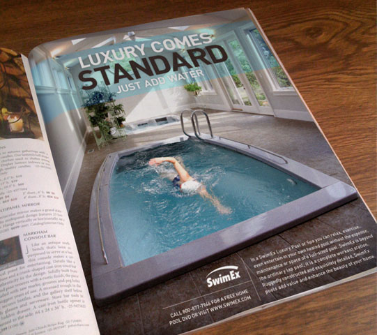 Boston Magazine Ad Design SwimEx